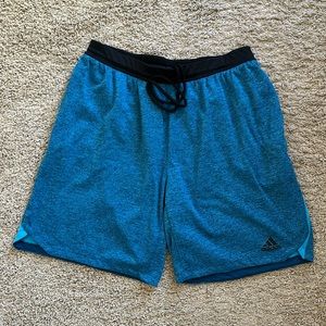 Men’s large adidas athletic shorts with pockets